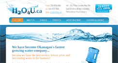 Desktop Screenshot of h2o4u.ca