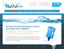 Tablet Screenshot of h2o4u.ca